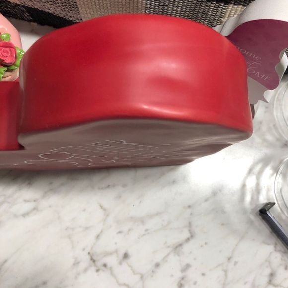 Rae Dunn Large Red Heart - Picture 2 of 2